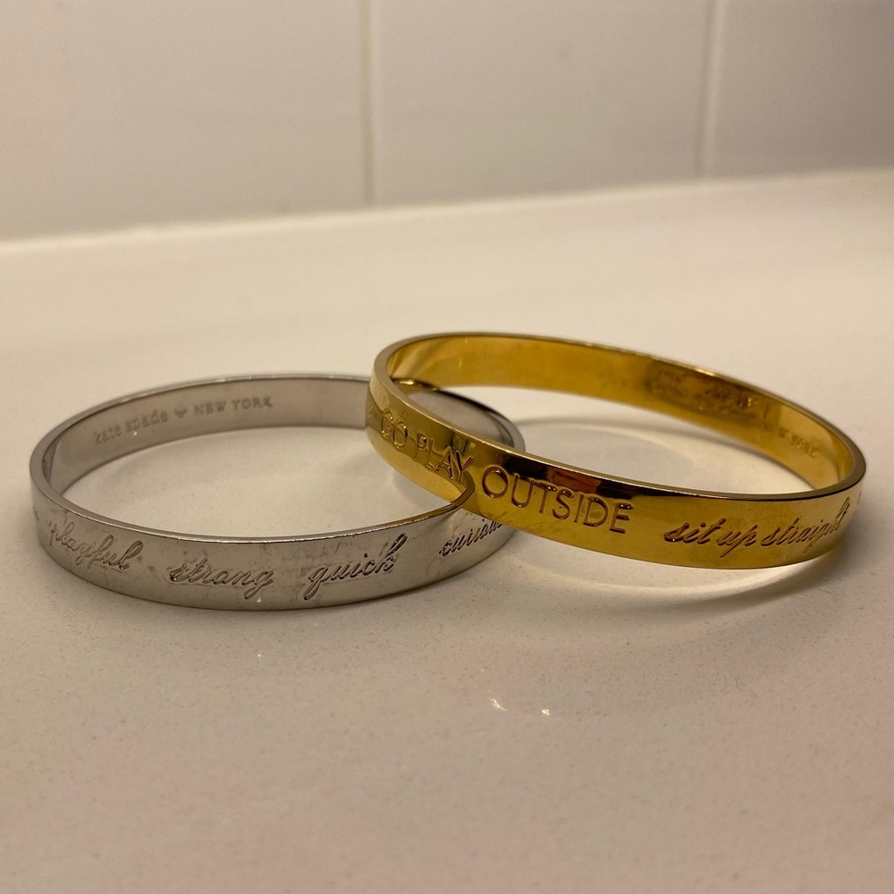 Authentic Kate Spade Bangles - Picture 1 of 1